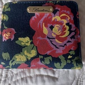 Buxton. Denim Print, Wallet NWOT